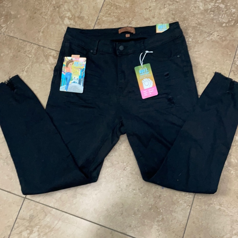 NWT Wax Jean Size 16 Black